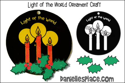 Light of the World Candle Ornament