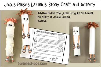 Lazarus Story Bible Craft