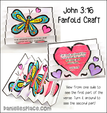 John 3:16 Fanfold Craft