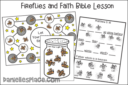 Fireflies and Faith Bible Lesson for Older Children