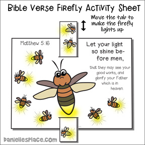 Firefly activity sheet