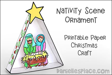 Nativity Scene Bible Christmas Craft