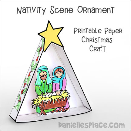 Christmas Ornament Craft - Nativity Ornament Craft