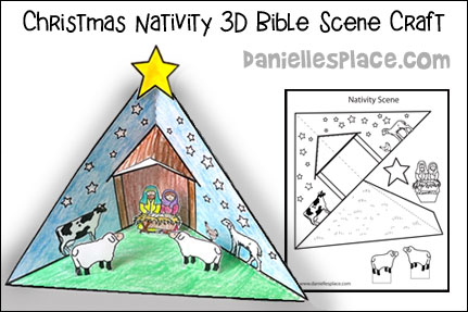 Nativity 3D Scene Craft