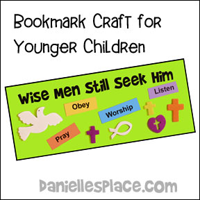 Wisemen Bookmark Craft