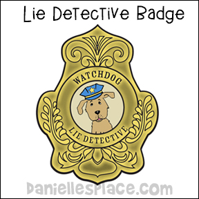 Lie Detective Badge