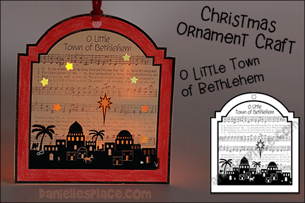 O Little Town of Bethlehem Ornament Craft