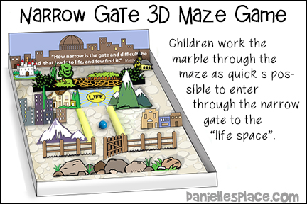 Narrow Gate 3D Maze Game