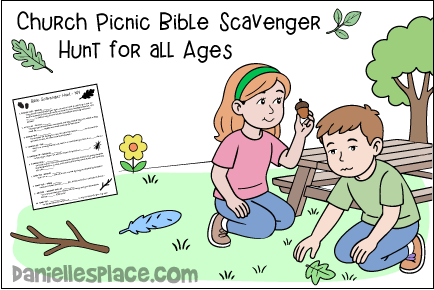 Church Picnic Scavenger Hunt