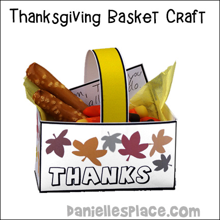 Thanksgiving Basket Craft