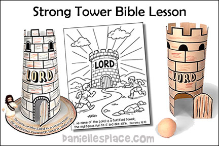 Strong Tower Bible Lesson for Children's Ministry