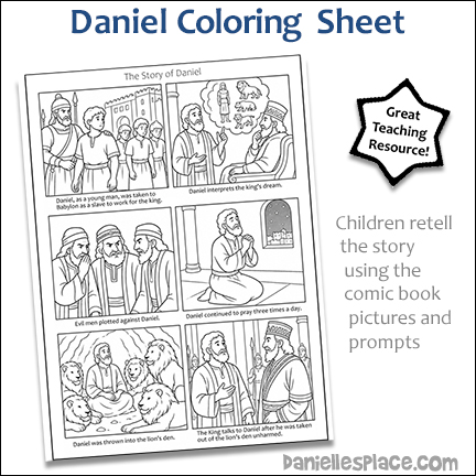 Story of Daniel Comic Book Picture