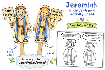 Jeremiah Bible Crafts for Children's Ministry