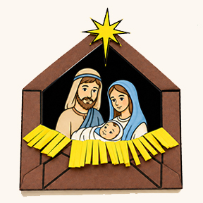 Jesus Envelope Manger Craft