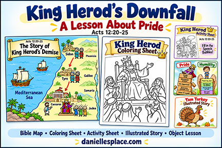 King Herod's Downfall - A Lesson About Pride Bible Lesson